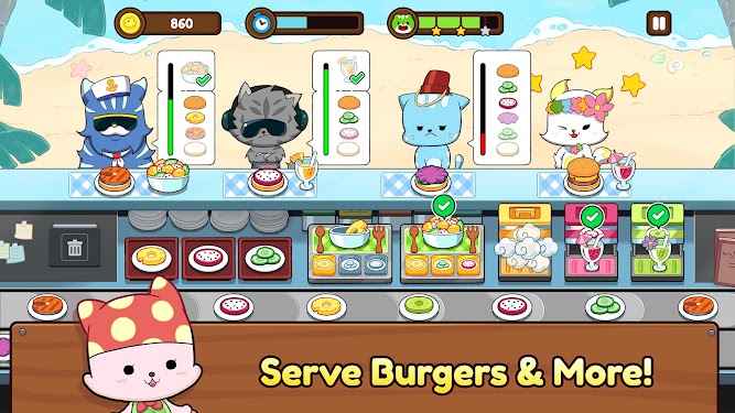 #2. Burger Cats (Android) By: HyperBeard