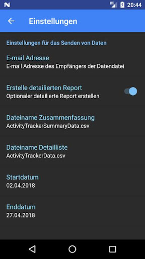 Activity Tracker Screenshot 4 - AppWisp.com