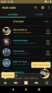 Rock Music online radio Captura de pantalla