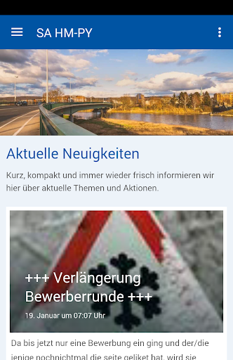 Android application Schulausfälle Hameln-Pyrmont screenshort