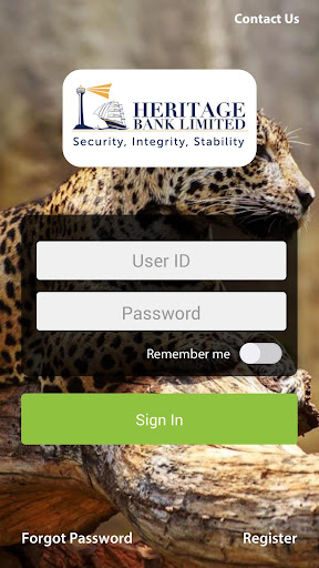 Android application Heritage Bank Ltd screenshort