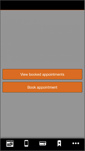 Android application POSITIVE TRENDZ BARBERSHOP screenshort