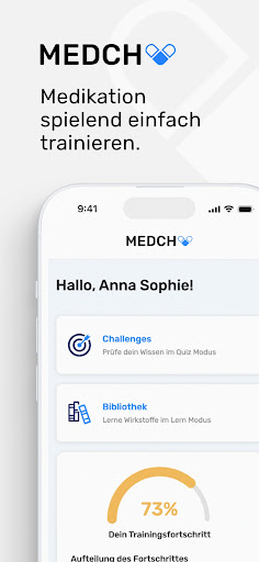 Android application MEDCH: Medikations-Trainer screenshort