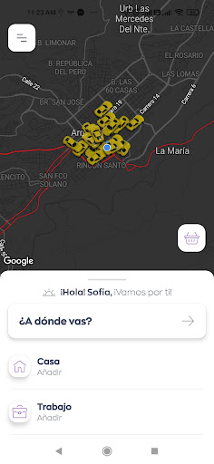 Android application Radio taxi del Quindio screenshort
