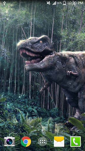 Android application Dinosaur Live Wallpaper PRO HD screenshort