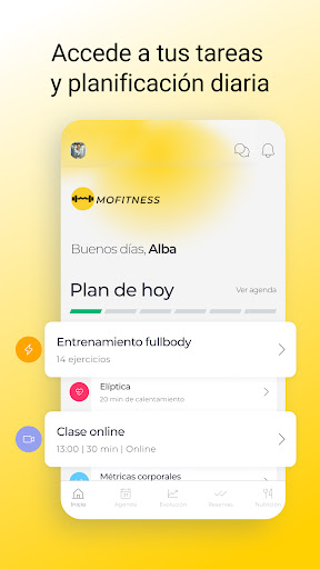 Android application MoFitness Training screenshort