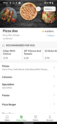 Pizza Uno Screen 3
