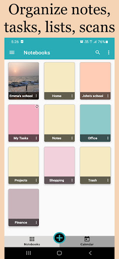 Android application Note Daily Calendar & Notebook screenshort