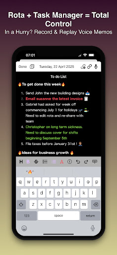 Simple Rota Maker - For Shifts screenshot 3