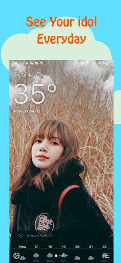 Android application Weather My idol - Forecast Wea screenshort
