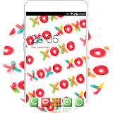 XOXO Candy Theme:Sweets and Snacks HD Wallpaper icon