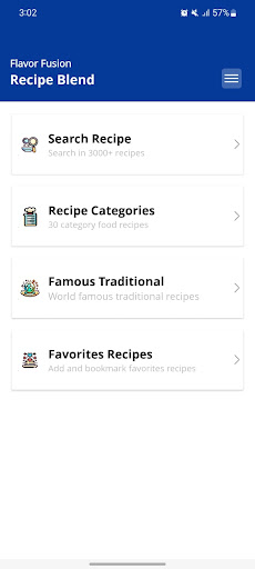 Android application Offline Recipe Blend screenshort