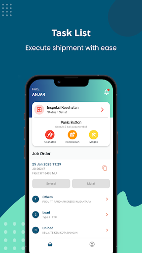 Android application Driver 3PL Demo screenshort