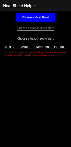 Heat Sheet Helper Screen 2