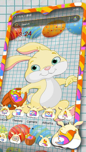 Android application Paper Bunny Launcher Theme screenshort