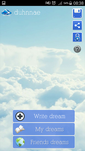 Android application Dream journal screenshort
