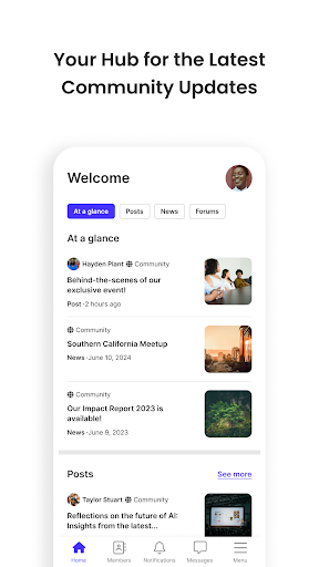 Android application ADF Communities screenshort