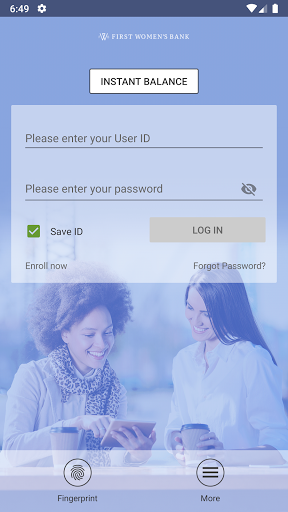 First Women’s Bank - Personal Screen 2