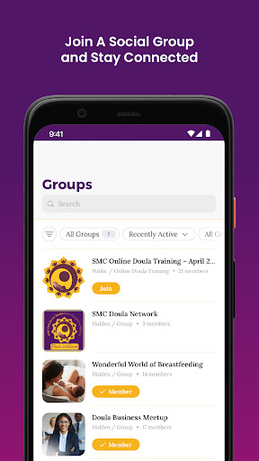 SMC Doula Network Screen 3