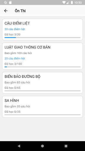 Ôn Thi GPLX Máy A1 Screen 2