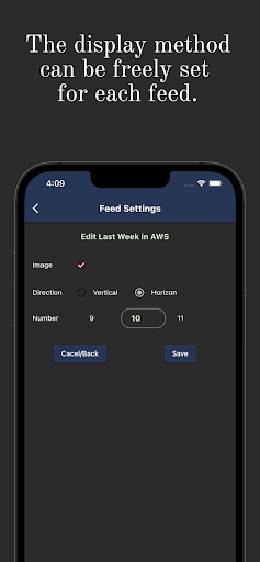 Remtene : News feed reader Screen 3