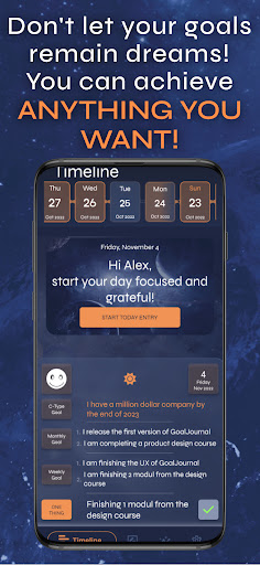 Android application 5 Minute Journal: Goaljournal screenshort