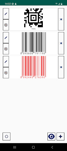 Android application MF Barcode Creator screenshort