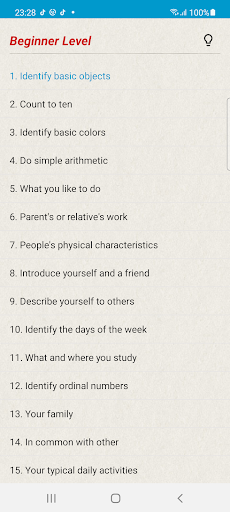Spanish Proficiency Exercises Screen 2