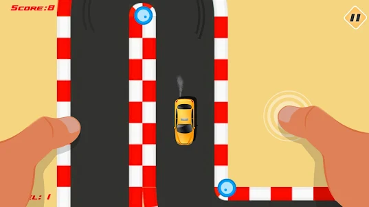 2D 汽車漂移賽車遊戲
