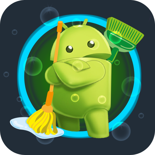 Cleaning Bot: Phone Cleaner Logo