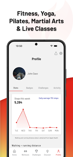 Reburn: Fitness & Yoga App Screen 3