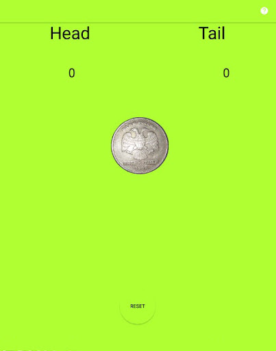 Heads or tails Screen 3