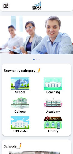 Android application Edurators screenshort