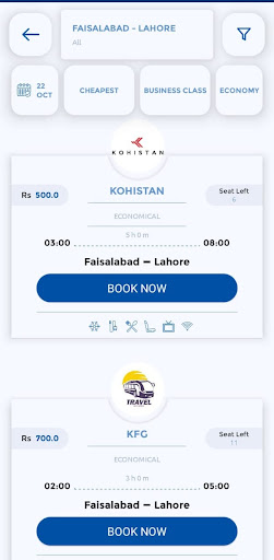 Booking Counter Screen 3