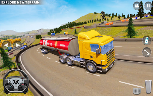 Oil Tanker Driver Truck Games Screen 2
