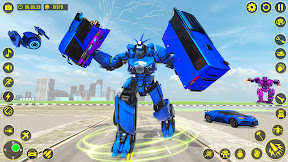 Bus Robot Car Game: Robot Game screenshot