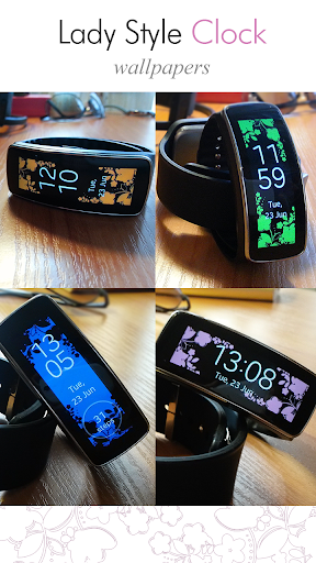 Lady Style Gear Fit Clock