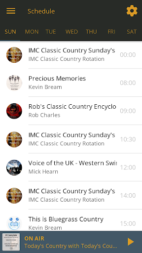IMC - Country Radio Screen 2