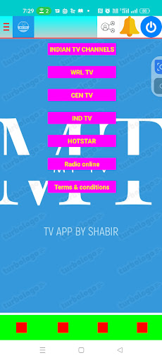 Android application MY TV screenshort
