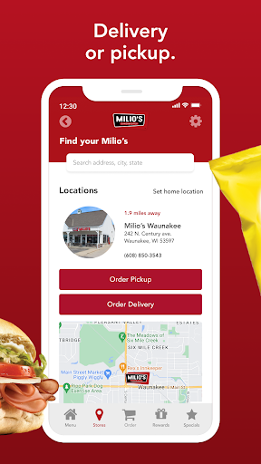Milios Sandwiches Screen 3