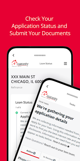 Guaranty Mortgage Services Screen 2