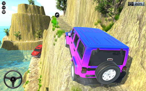 Android application Jeep Driving Simulator 3D Game screenshort