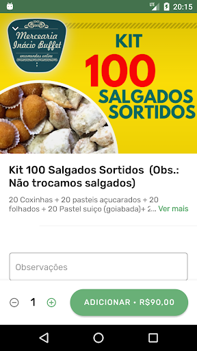 Mercearia Inácio Buffet Screen 2