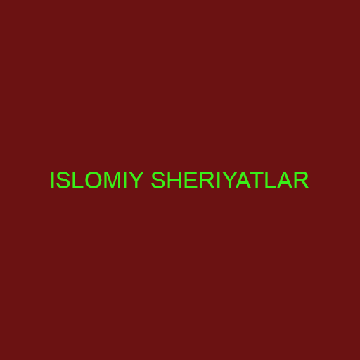 Islomiy sheriyatlar logo