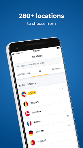 Screenshot of HMA VPN Proxy & WiFi Security