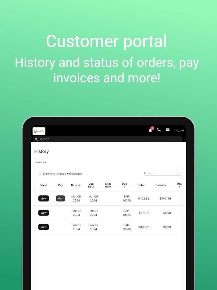 #7. Elite Distributors (Android) Podle: inSitu Sales
