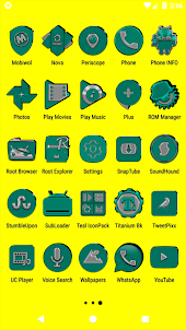 Teal Icon Pack