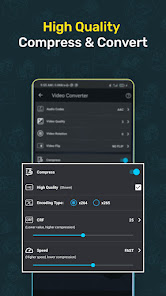 Captura de Pantalla 4 Convertidor video, Compresor android