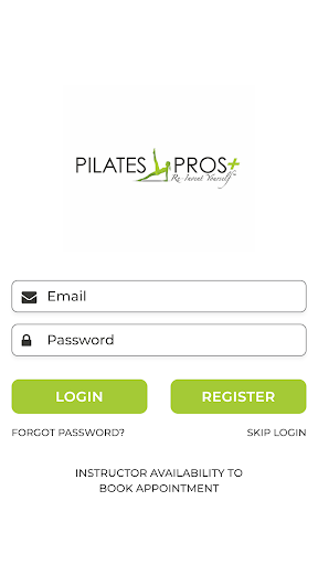 Android application Pilates Pros+ screenshort
