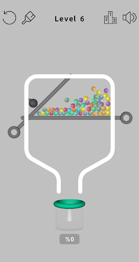 Balls in Cup game Screen 2